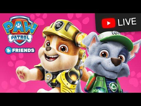 🔴 PAW Patrol Pups Rescue Adventure Bay! ALL DAY Cartoons for Kids Live Stream