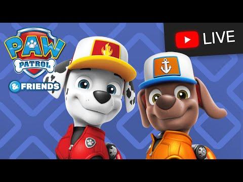 🔴 PAW Patrol Season 9 BIG Truck Pups, Cat Pack, and more episodes! | Cartoons for Kids Live Stream!
